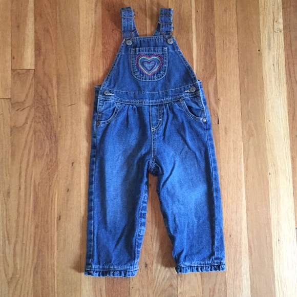 EUC OshKosh B’gosh Overalls size 18 months - Picture 2 of 5